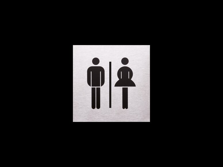 Gender toilet sign