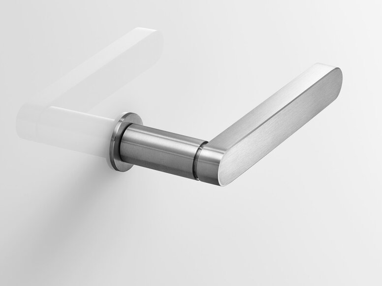 Series 270 mini lever handle in stainless steel