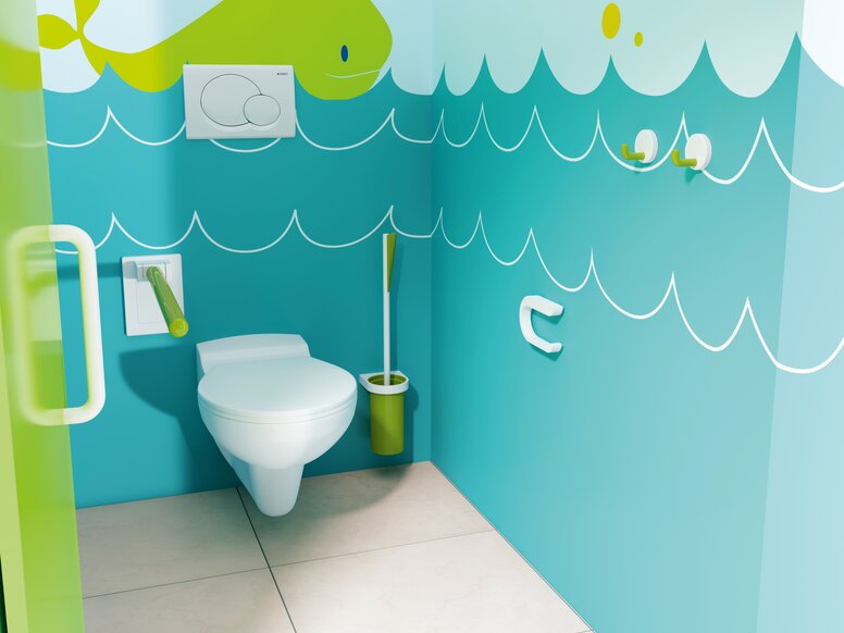 Espace WC pour les enfants