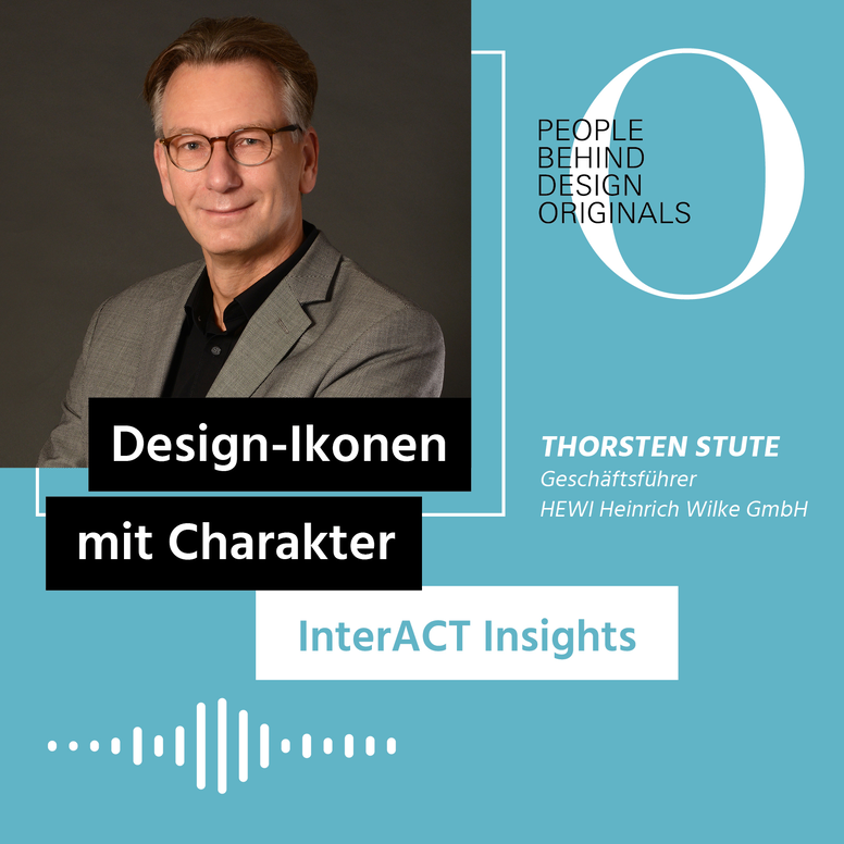 Cover of the InterACT Insights podcast with picture of Thorsten Stute