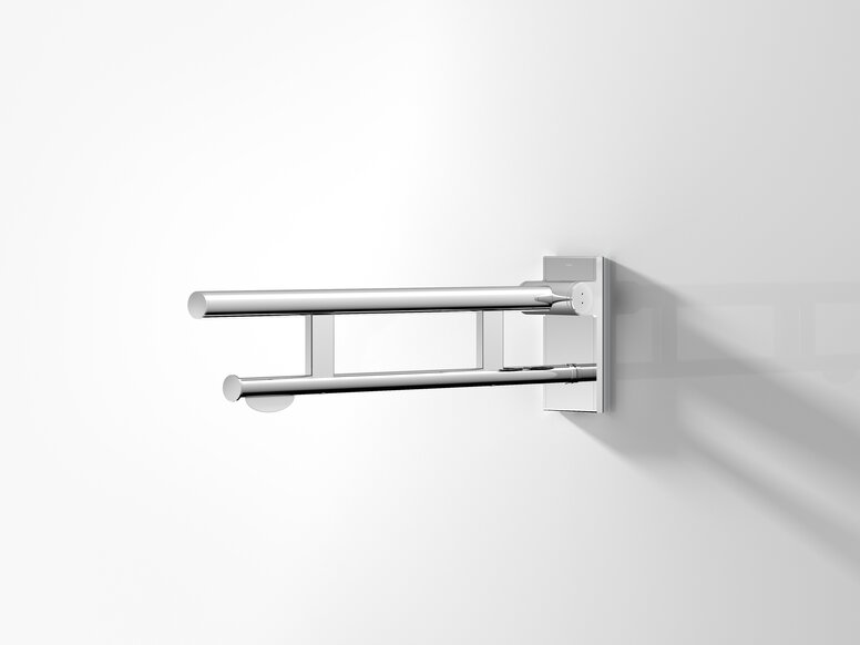 Hinged support handle