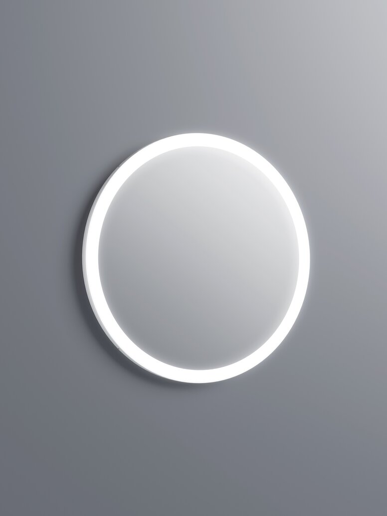 Illuminated LED mirror